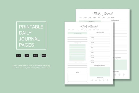 Download Daily Journal, Kdp Interior Pages - Premium Resources
