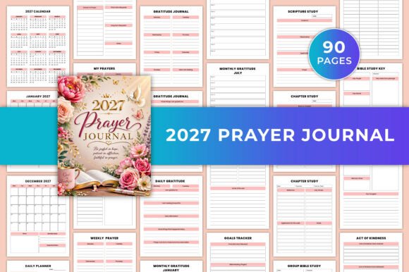 Download 2027 Prayer Journal KDP Graphic - Graphic Collection