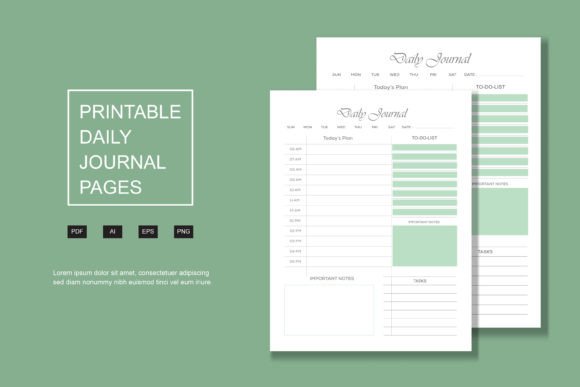 Download Daily Journal, Kdp Interior Pages - Premium Resources