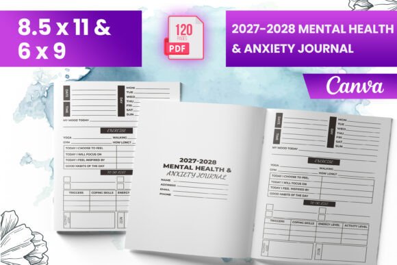 Download 2027-2028 Mental Health &amp; Anxiety Journa - Mental health Collection