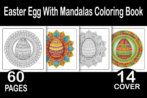 Download Easter Egg with Mandalas Coloring Book - Mandalas Collection